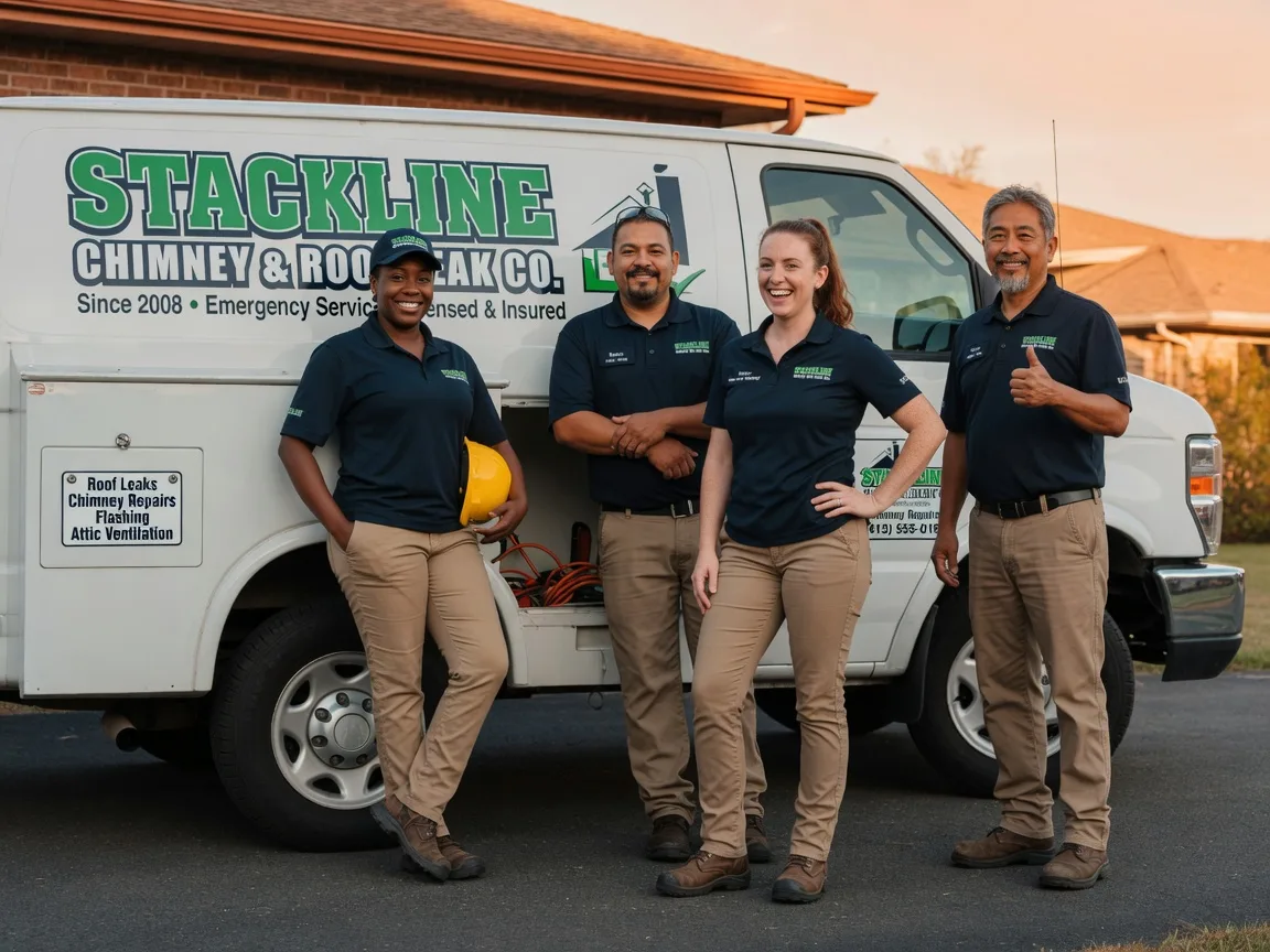 Chimney flashing repair company in Gregory, TX